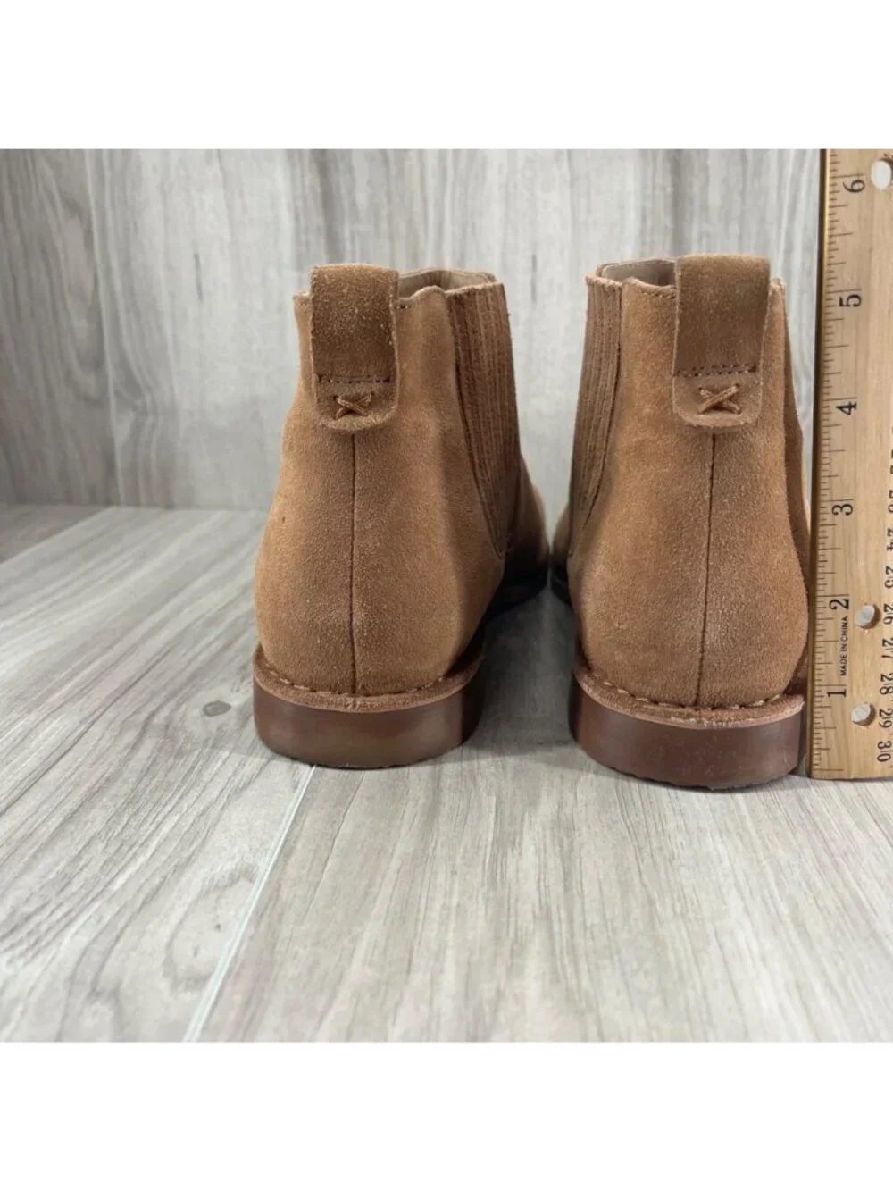 Seychelles Ankle Boots Womens 10 Brown Suede Slip On Chelsea Booties